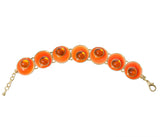 Karine Sultan Orange Bracelet