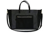 HFS Crossbody Commuter Tote - Black Piñatex