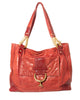 Marnie Bugs Stylish Red Leather Handbag with wristlet, Marnie Bugs trendy designer purse