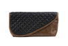 Black & Brown Leather d'andrea handbags Mr. Precarious Clutch