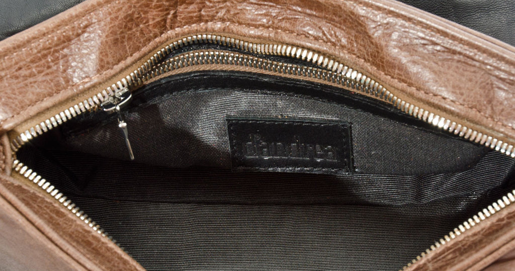 d'andrea handbags Mr. Precarious Clutch - two-tone leather