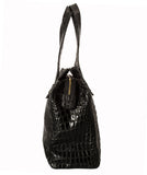 Marnie Bugs Vanessa Handbag - Faux Alligator Textured Leather